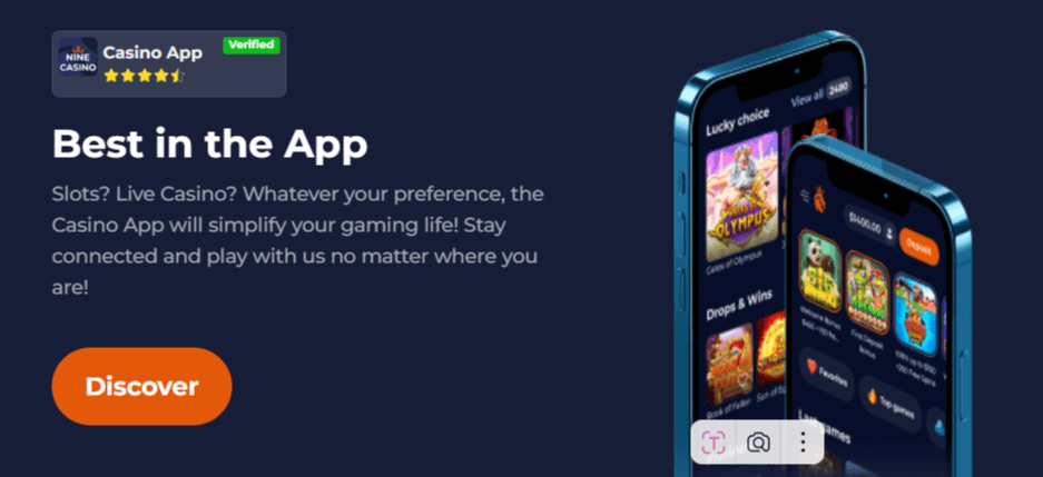 Mobile Ninecasino